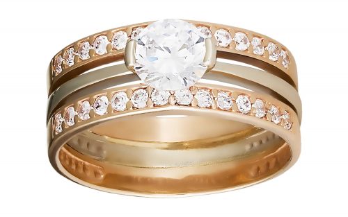 Золота каблучка КВ2406 Золотое кольцо КВ2406