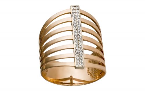 Золота каблучка КВ2408 Золотое кольцо КВ2408