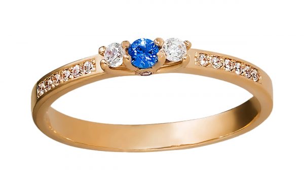 Золота каблучка КВ2421.1 Золотое кольцо КВ2421.1