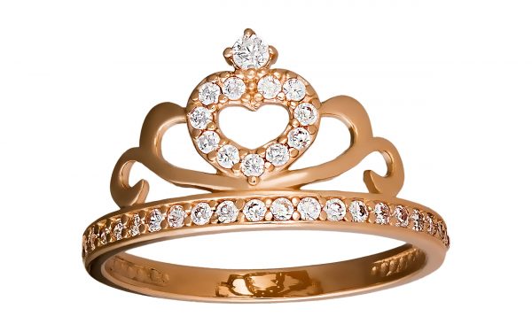 Золота каблучка КВ2426 Золотое кольцо КВ2426