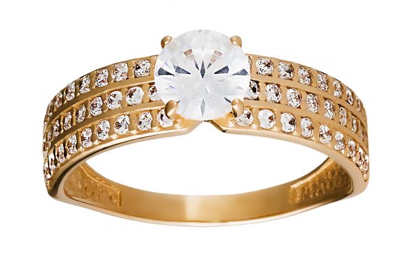 Золота каблучка КВ2429 Золотое кольцо КВ2429