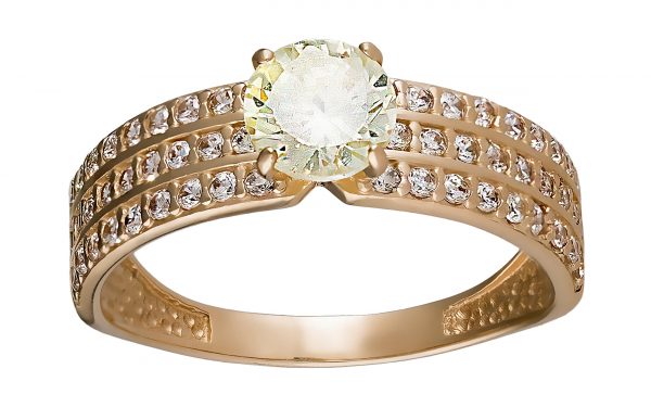 Золота каблучка КВ2429.2 Золотое кольцо КВ2429.2