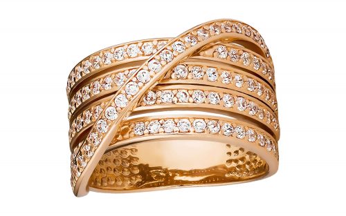 Золота каблучка КВ2431 Золотое кольцо КВ2431