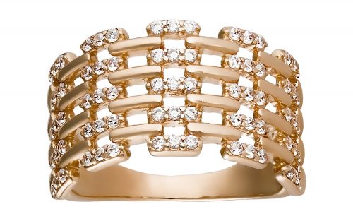 Золота каблучка КВ2434 Золотое кольцо КВ2434