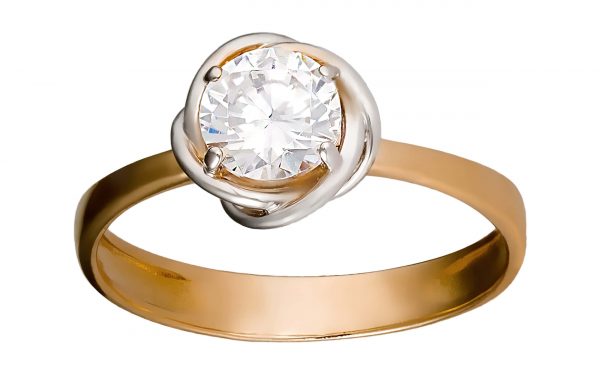 Золота каблучка КВ2449 Золотое кольцо КВ2449