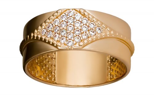 Золота каблучка КВ2458 Золотое кольцо КВ2458