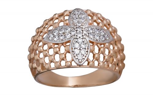 Золота каблучка КВ2487.1 Золотое кольцо КВ2487.1