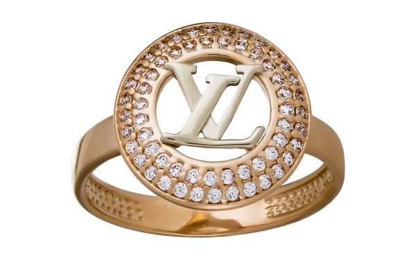 Золота каблучка КВ2510 Золотое кольцо КВ2510