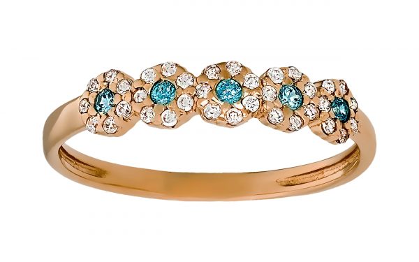 Золота каблучка КВ2531.1 Золотое кольцо КВ2531.1