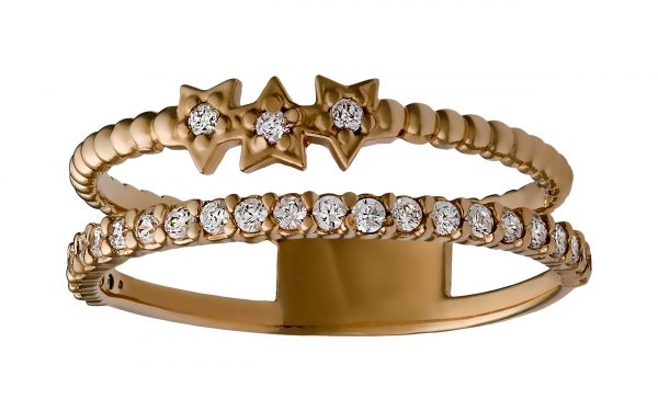 Золота каблучка КВ2534 Золотое кольцо КВ2534