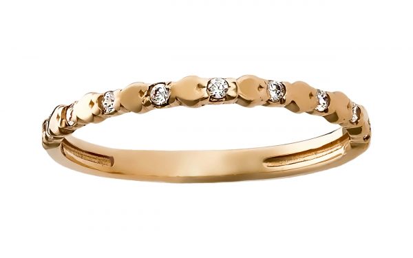 Золота каблучка КВ2536 Золотое кольцо КВ2536