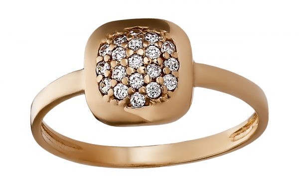 Золота каблучка КВ2550 Золотое кольцо КВ2550