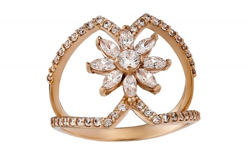 Золота каблучка КВ2588 Золотое кольцо КВ2588