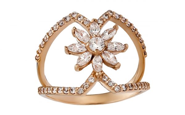 Золота каблучка КВ2588 Золотое кольцо КВ2588