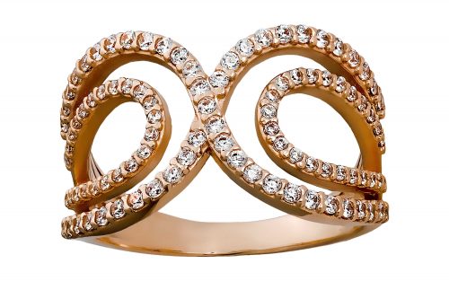 Золота каблучка КВ2599 Золотое кольцо КВ2599