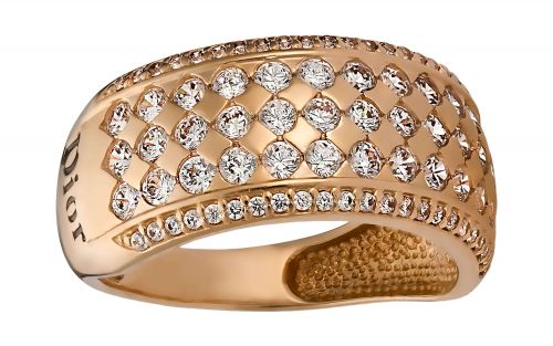 Золота каблучка КВ2602 Золотое кольцо КВ2602