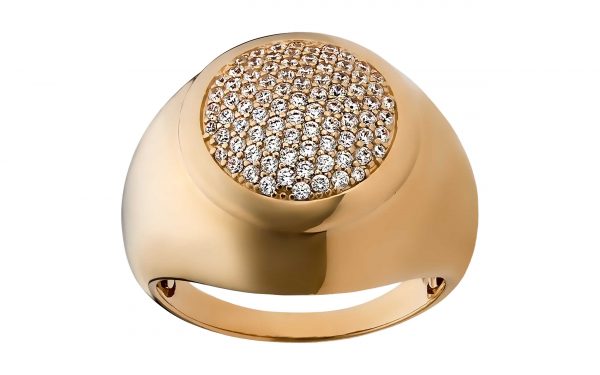 Золота каблучка КВ2609 Золотое кольцо КВ2609