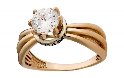 Золота каблучка КВ2612 Золотое кольцо КВ2612