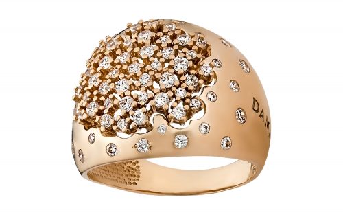 Золота каблучка КВ2614 Золотое кольцо КВ2614