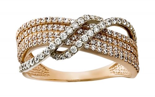 Золота каблучка КВ2617 Золотое кольцо КВ2617