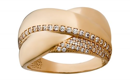 Золота каблучка КВ2622 Золотое кольцо КВ2622