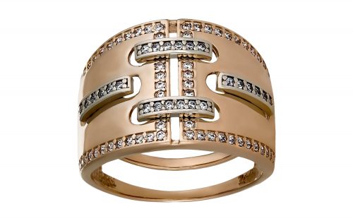 Золота каблучка КВ2644 Золотое кольцо КВ2644