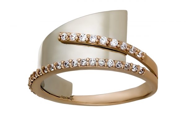 Золота каблучка КВ2647 Золотое кольцо КВ2647