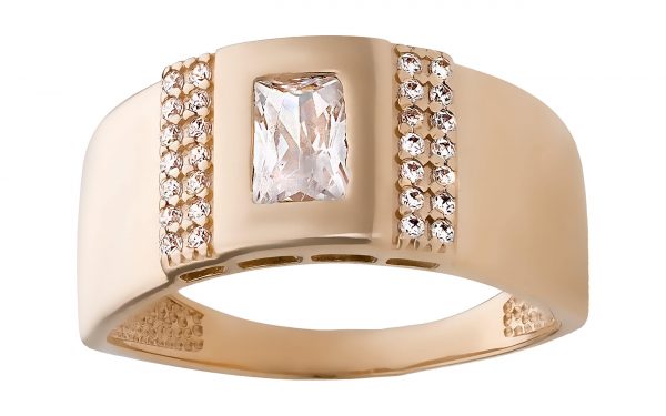 Золота каблучка КВ2666 Золотое кольцо КВ2666