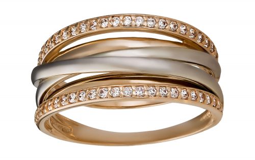 Золота каблучка КВ2681 Золотое кольцо КВ2681