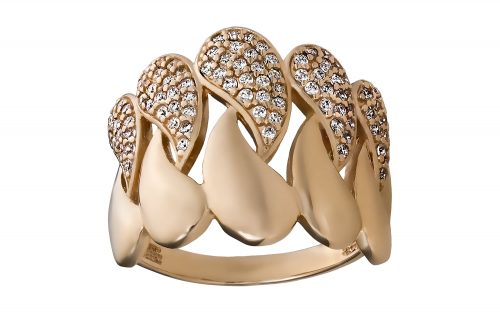 Золота каблучка КВ2682 Золотое кольцо КВ2682