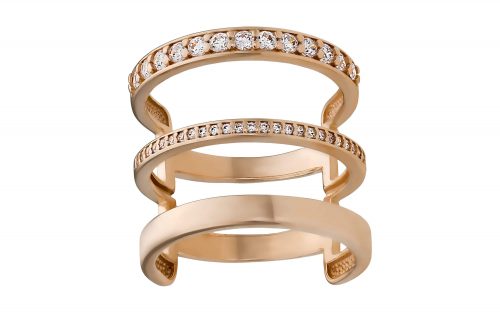 Золота каблучка КВ2691 Золотое кольцо КВ2691