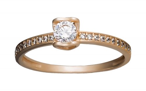 Золота каблучка КВ2702 Золотое кольцо КВ2702