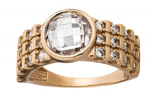 Золота каблучка КВ2703 Золотое кольцо КВ2703