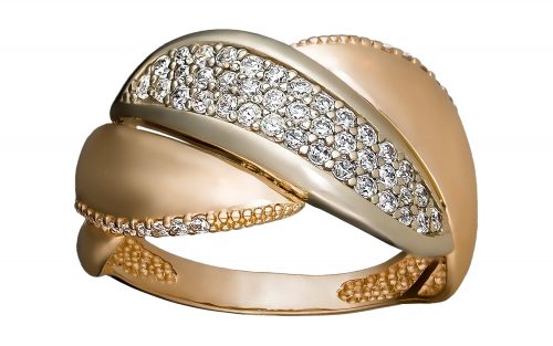 Золота каблучка КВ2710 Золотое кольцо КВ2710