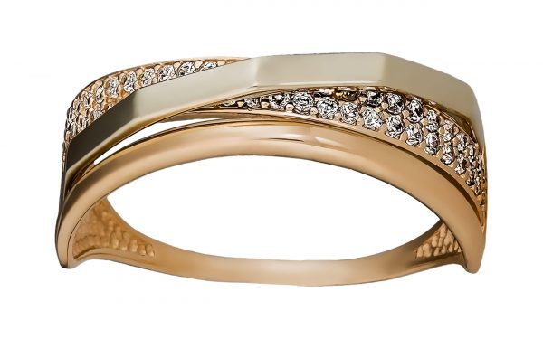 Золота каблучка КВ2717 Золотое кольцо КВ2717