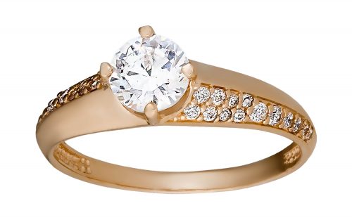 Золота каблучка КВ2723 Золотое кольцо КВ2723