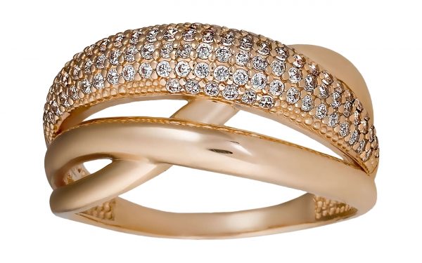 Золота каблучка КВ2726 Золотое кольцо КВ2726