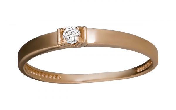 Золота каблучка КВ2728 Золотое кольцо КВ2728