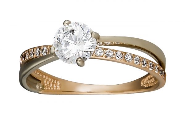 Золота каблучка КВ2729 Золотое кольцо КВ2729