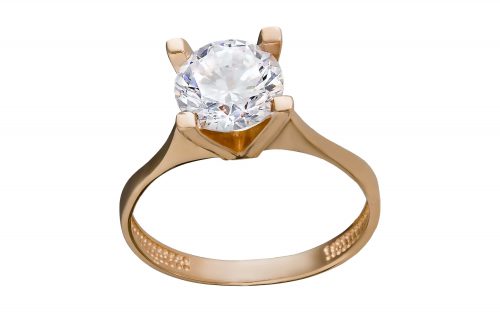 Золота каблучка КВ2740 Золотое кольцо КВ2740