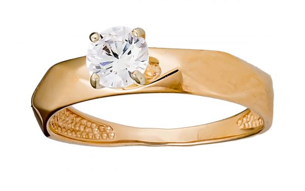 Золота каблучка КВ2750 Золотое кольцо КВ2750