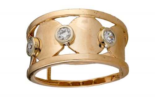 Золота каблучка КВ2757 Золотое кольцо КВ2757