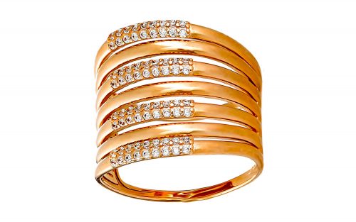 Золота каблучка КВ2807 Золотое кольцо КВ2807