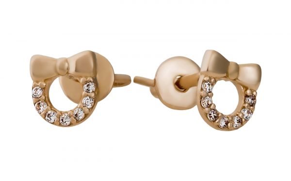 Золотые серьги СВ1822