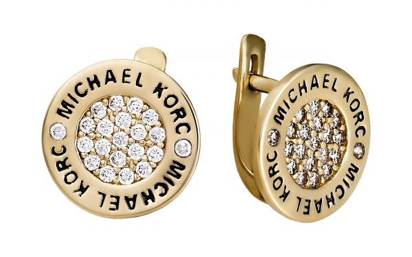 Золоті сережки з фіанітами СВ1830.2 Золотые серьги СВ1830.2