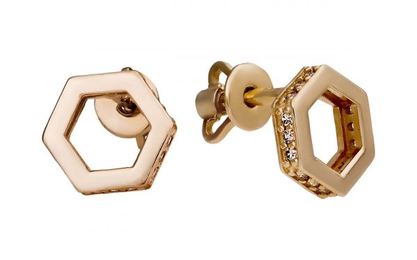 Золотые серьги СВ1834