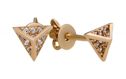 Золотые серьги СВ1836