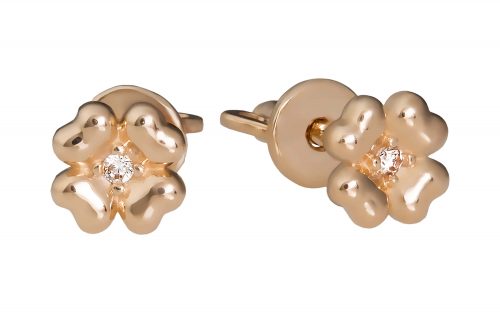 Золотые серьги СВ1840