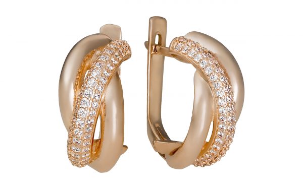 Сережки золоті СВ1852 Золотые серьги СВ1852