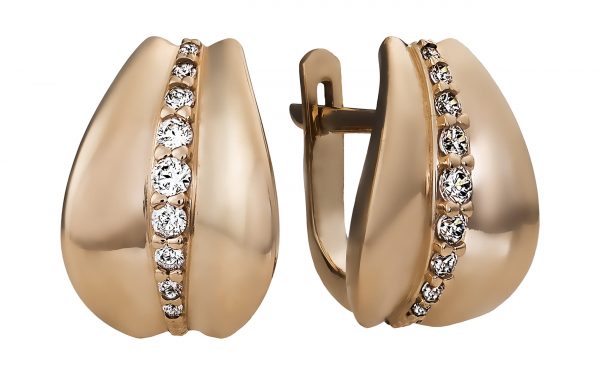 Сережки золоті СВ1857 Золотые серьги СВ1857